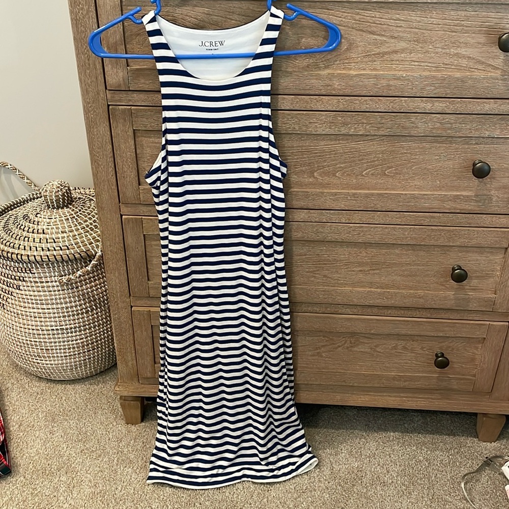 Jcrew striped dress